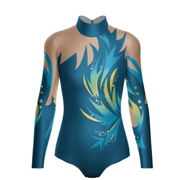 Wildfire LS Leotard – Teal