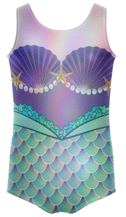 Under The Sea Tank Leotard-Lilac Under The Sea Tank Leotard-Lilac