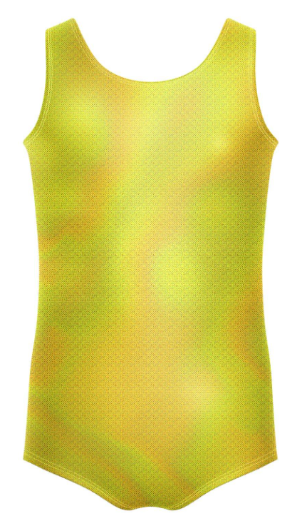 Solid Hologram Tank Leotard-Yellow Solid Hologram Tank Leotard-Yellow