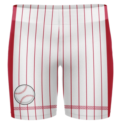 Little All Star Shorts-White/Red Little All Star Shorts-White/Red