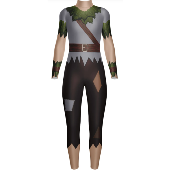 Lost Boys LS Unitard – Silver