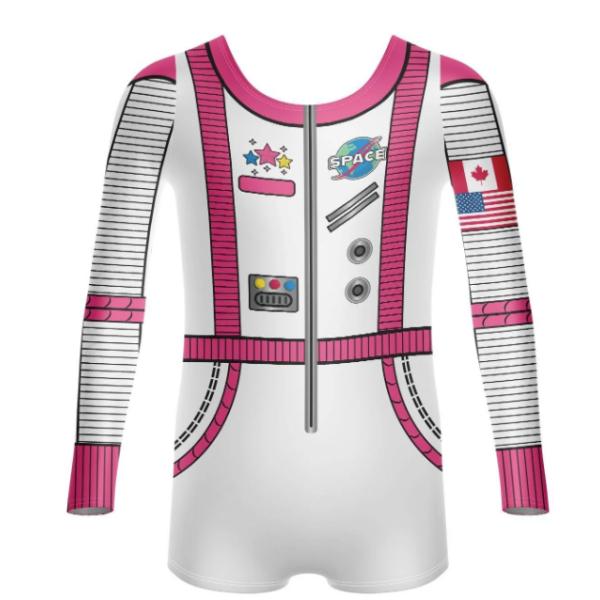Space Flight LS Biketard – Fuscia