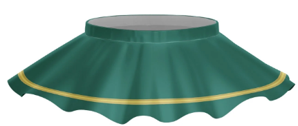 Medieval Princess Top Skirt-Forest Green Medieval Princess Top Skirt-Forest Green