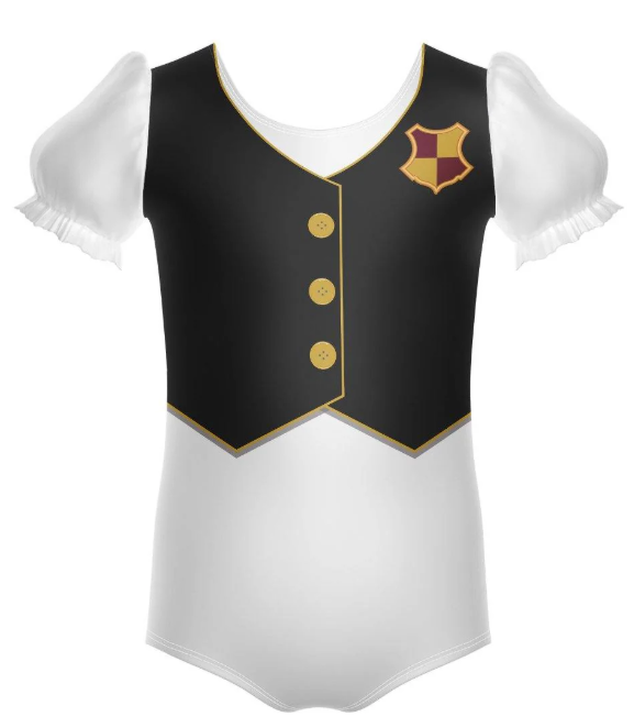 Wizards Of Words Puff Sleeve Leotard – burgandy Wizards Of Words Puff Sleeve Leotard – burgandy
