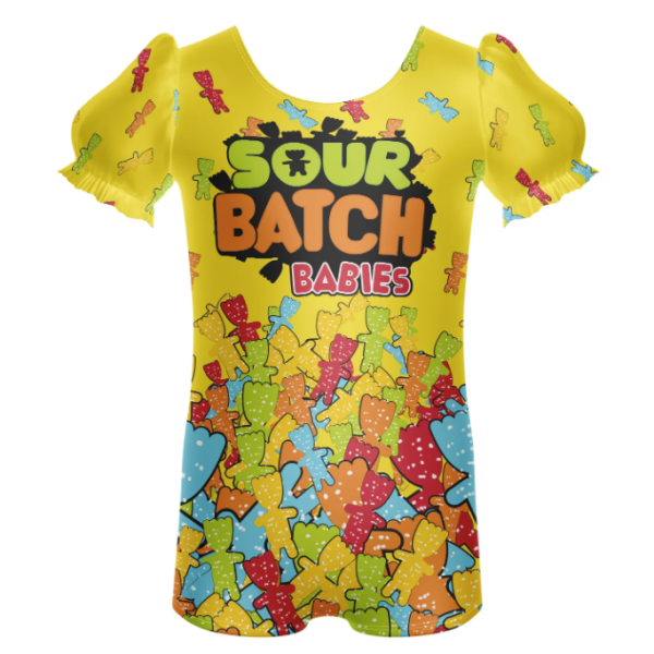 Soul Patch Puff Sleeve Biketard