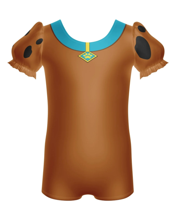 Puppy Puff Sleeve Biketard Puppy Puff Sleeve Biketard