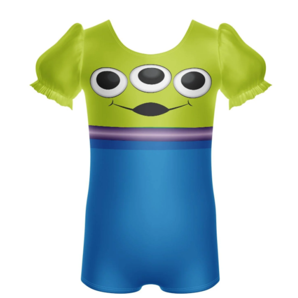 Toys Alien Puff Sleeve Biketard