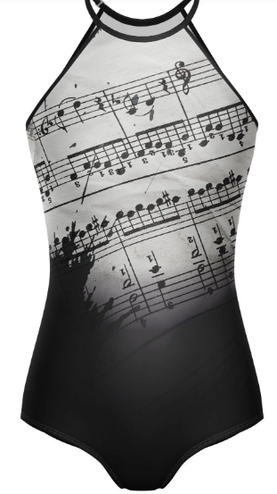 Music Halter Leotard Music Halter Leotard