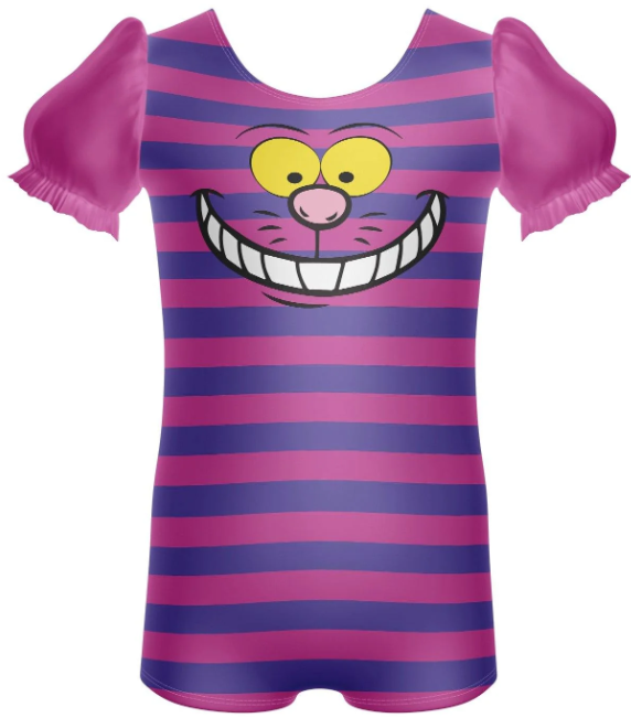 Cheshire Puff Sleeve Biketard Cheshire Puff Sleeve Biketard