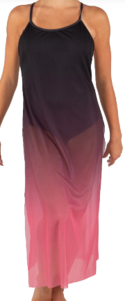 Soulful Long Chiffon Panel Dress-tangopink Soulful Long Chiffon Panel Dress-tangopink