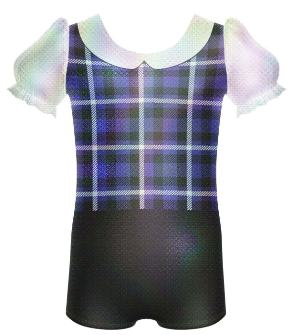 Nerds Puff Sleeve Biketard – purple Nerds Puff Sleeve Biketard – purple