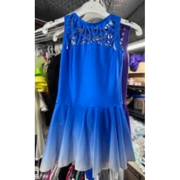 blue dress