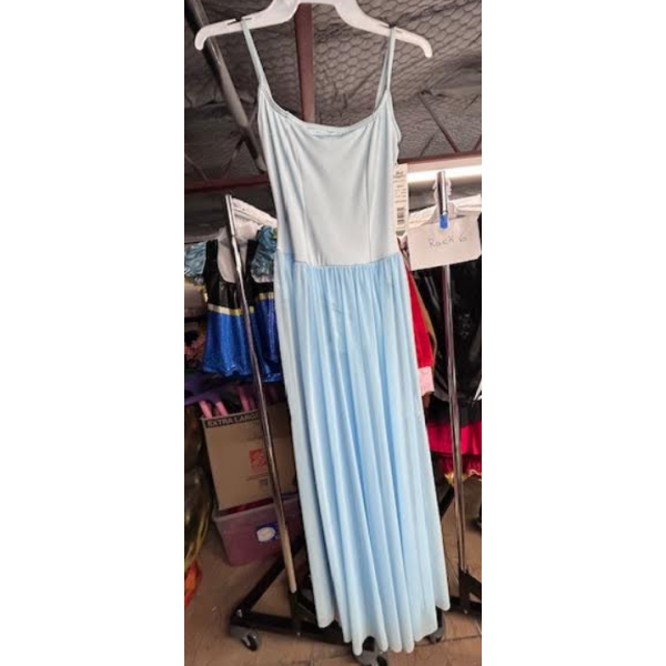 Body Wrappers light blue dress